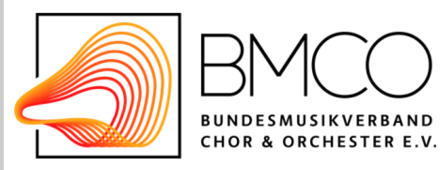 Logo Bundesmusikverband Chor & Orchester
Dachverband der Amateurmusik