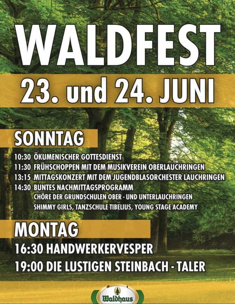 Plakat Waldfest CGOL 2024